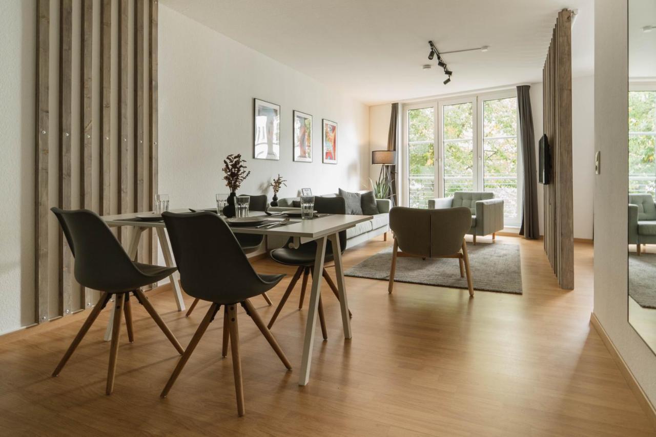 Raum921 - Stilvolles Apartment - Wlan, Tiefgarage, Kueche, Netflix Magdeburg Kültér fotó