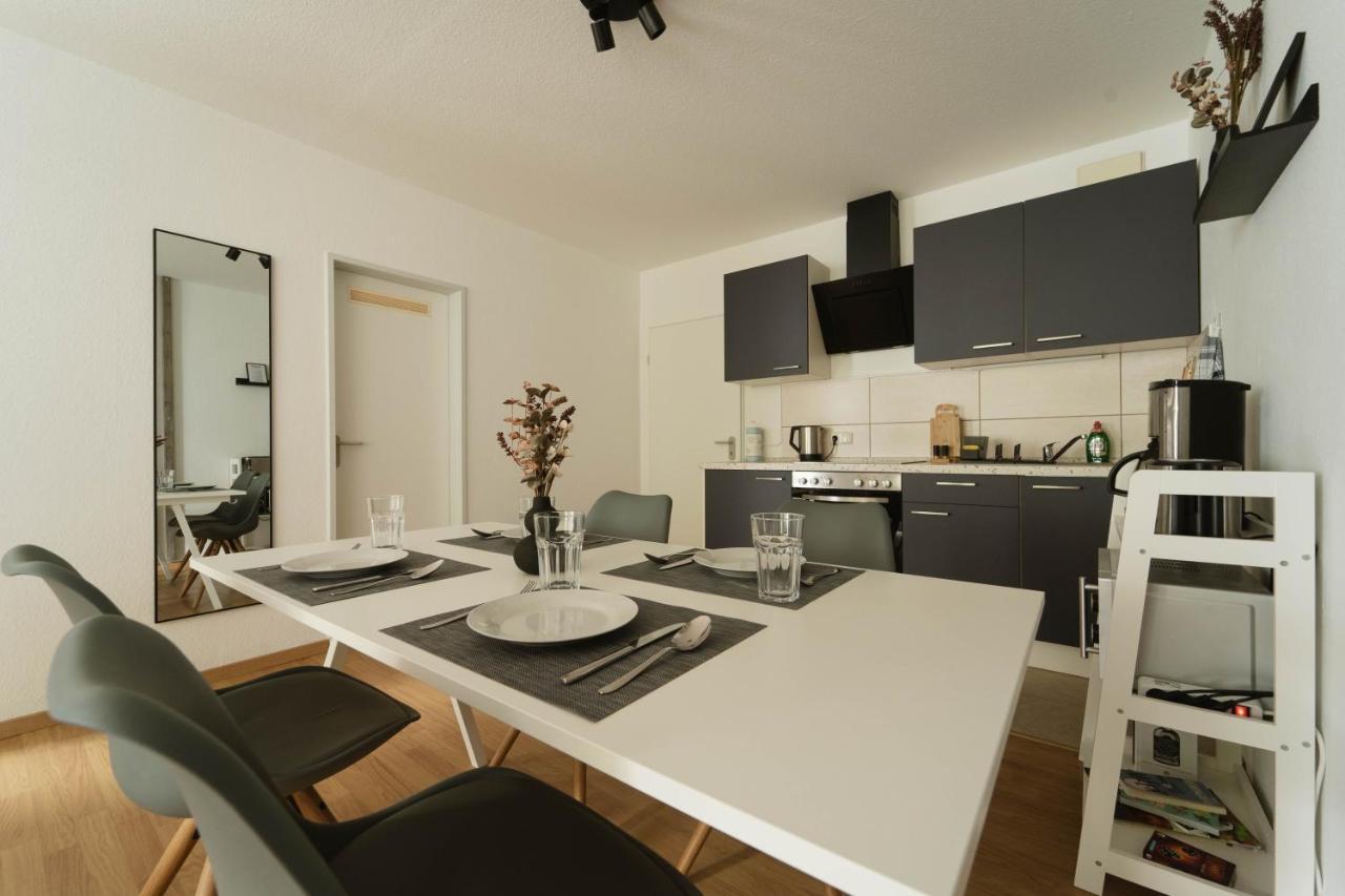 Raum921 - Stilvolles Apartment - Wlan, Tiefgarage, Kueche, Netflix Magdeburg Kültér fotó